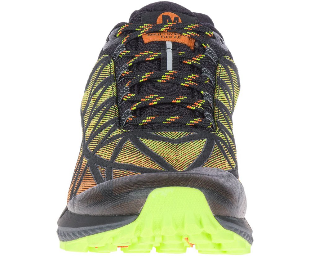 Merrell Sneakers Black/Green - Agility Synthesis 2 - Mens 87AQUDZOB